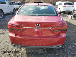 2024 Lexus LS with VIN JTHD51FF8R5019933, listed as a Copart auction lot 47105615 with 890 mi miles and Salvage Title. Bid and sale history available at carsss.com. Image 6.