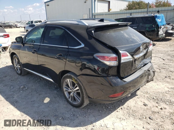 2015 Lexus RX 350 with VIN 2T2ZK1BA3FC195485, listed as a Copart auction lot 67155103 with 44,451 mi miles and Salvage title. Bid and sale history available at DreamBid. Image 2.