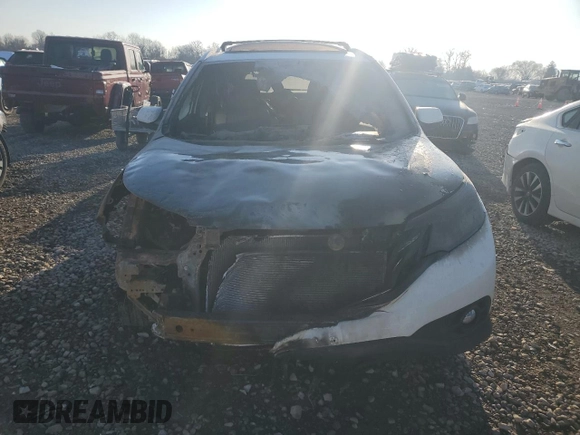 2012 Honda CR-V EX-L with VIN 5J6RM4H70CL034649, listed as a Copart auction lot 49662335 with Not Provided miles and Salvage Title. Bid and sale history available at carsss.com. Image 5.