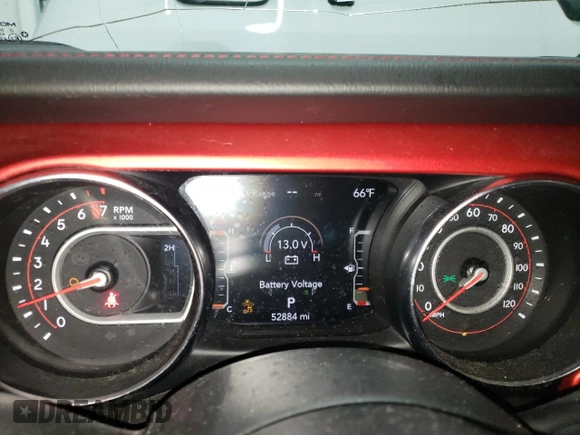 2020 Jeep Gladiator Rubicon with VIN 1C6JJTBG8LL121687, listed as a Copart auction lot 66404935 with 52,884 mi miles and Clean title. Bid and sale history available at DreamBid. Image 9.