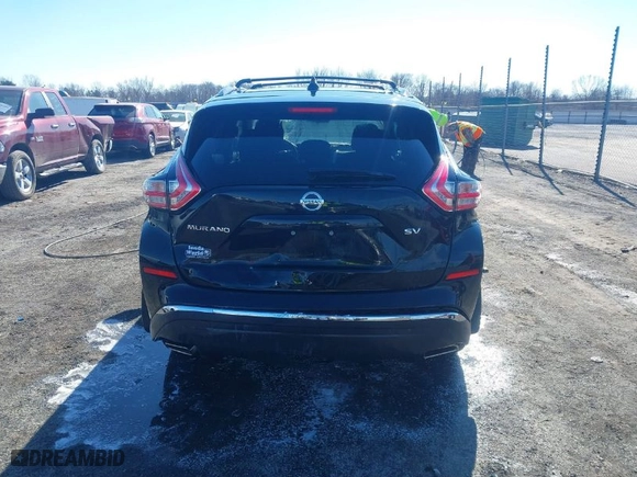 2016 Nissan Murano S with VIN 5N1AZ2MG4GN156791, listed as a IAAI auction lot 41390742 with 140,578 mi miles. Bid and sale history available at carsss.com. Image 16.