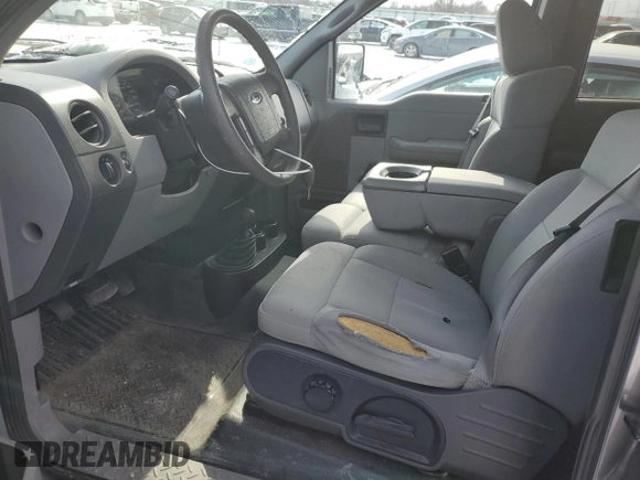 2005 Ford F-150 STX with VIN 1FTRX14W45FB61544, listed as a Copart auction lot 45526925 with 0 mi miles and Salvage Title. Bid and sale history available at carsss.com. Image 7.