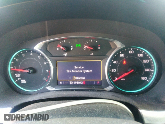 2020 Chevrolet Traverse LT Cloth with VIN 1GNERGKWXLJ112767, listed as a IAAI auction lot 41617752 with 195,043 mi miles. Bid and sale history available at carsss.com. Image 7.