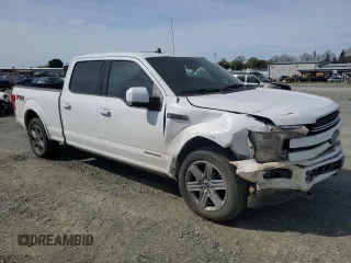 2019 Ford F-150 XL with VIN 1FTFW1E11KFB63482, listed as a Copart auction lot 48780135 with 0 mi miles and Salvage Title. Bid and sale history available at carsss.com. Image 4.