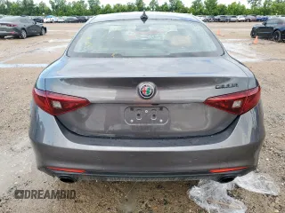 2020 Alfa Romeo Giulia Ti with VIN ZARFAMBNXL7637986, listed as a Copart auction lot 59406215 with 46,350 mi miles and Salvage title. Bid and sale history available at DreamBid. Image 6.