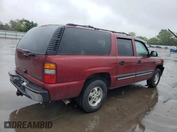 2001 Chevrolet Suburban LS z VIN 1GNFK16T21J183013, wystawiony jako Copart lot #57349135 z przebiegiem 91 139 mil mil oraz Szkoda całkowita • Salvage title. Historia ofert i sprzedaży dostępna na DreamBid. Obrazek 3.