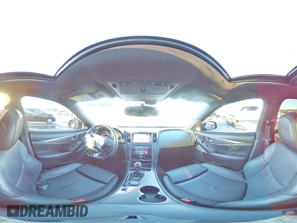2022 Infiniti Q50 Red Sport 400 with VIN JN1FV7DP0NM370069, listed as a Copart auction lot 80541084 with 26,013 mi miles and Salvage Title. Bid and sale history available at DreamBid. Image 15.