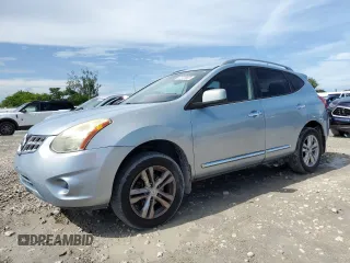 2012 Nissan Rogue S with VIN JN8AS5MVXCW379306, listed as a Copart auction lot 62728605 with 155,159 mi miles and Clean title. Bid and sale history available at DreamBid. Image 1.
