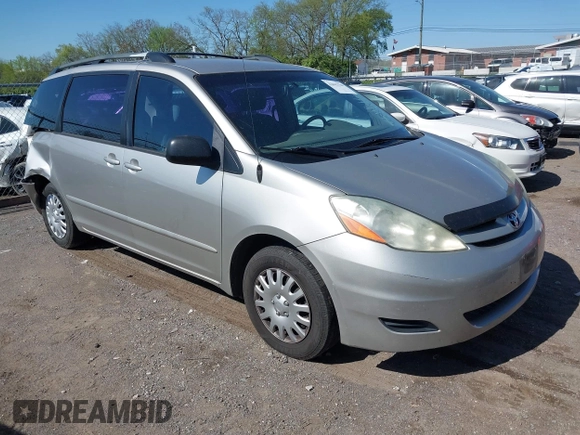 2006 Toyota Sienna CE with VIN 5TDZA23C36S419262, listed as a IAAI auction lot 42042520 with 202,686 mi miles. Bid and sale history available at carsss.com. Image 1.