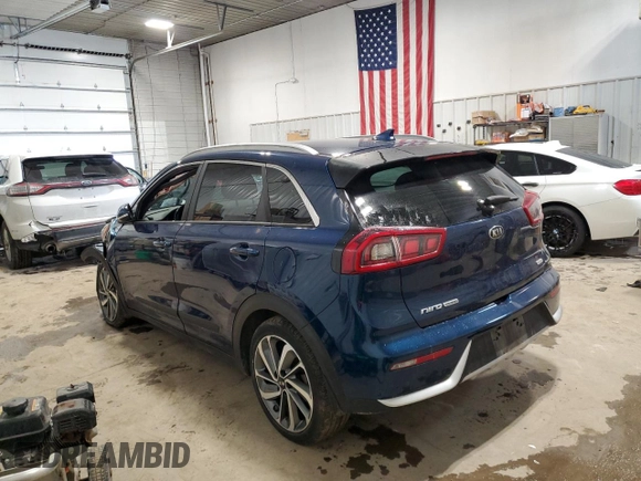 2018 Kia Niro Touring with VIN KNDCE3LC9J5148366, listed as a Copart auction lot 41485985 with 0 mi miles and Salvage Title. Bid and sale history available at carsss.com. Image 2.