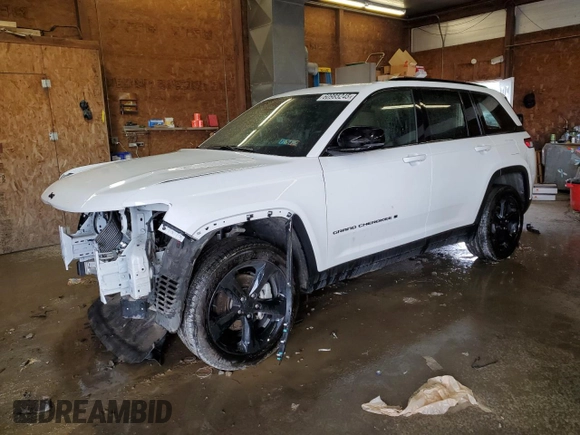 2024 Jeep Grand Cherokee Limited with VIN 1C4RJHBG9RC165070, listed as a Copart auction lot 60985245 with 21,002 mi miles and Salvage title. Bid and sale history available at DreamBid. Image 1.