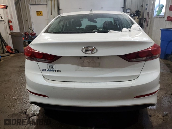 2018 Hyundai Elantra Value Edition with VIN 5NPD84LFXJH342593, listed as a Copart auction lot 42194425 with 159,963 mi miles and Salvage Title. Bid and sale history available at DreamBid. Image 6.