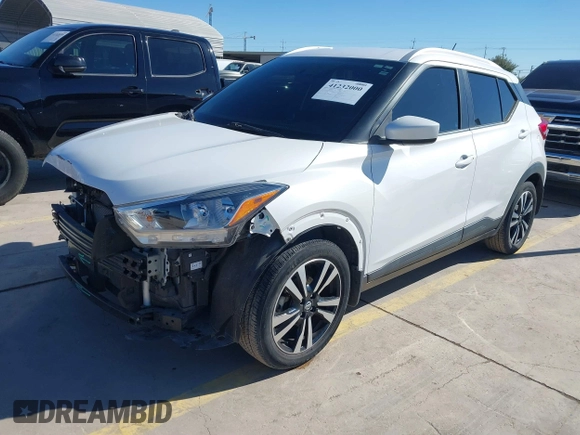 2019 Nissan Kicks S with VIN 3N1CP5CU3KL525065, listed as a IAAI auction lot 41232000 with 46,778 mi miles and . Bid and sale history available at carsss.com. Image 19.