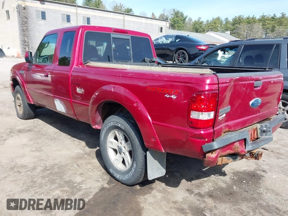 2007 Ford Ranger XLT with VIN 1FTZR45EX7PA19746, listed as a IAAI auction lot 41951107 with 271,541 mi miles. Bid and sale history available at carsss.com. Image 3.