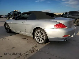 2005 BMW 6 Series 645Ci with VIN WBAEK73475B324417, listed as a Copart auction lot 41783975 with 127,495 mi miles and Clean Title. Bid and sale history available at carsss.com. Image 2.