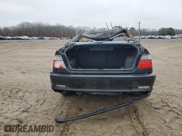 2000 BMW 3 Series 323Ci with VIN WBABM3341YJN64191, listed as a Copart auction lot 84349944 with Not Provided miles and Salvage Title. Bid and sale history available at DreamBid. Image 6.