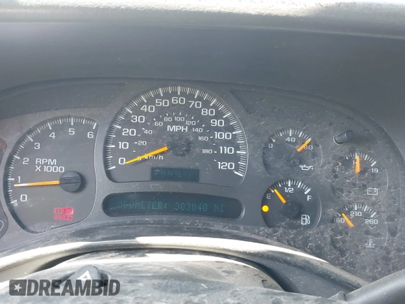 2004 Chevrolet Tahoe LS with VIN 1GNEC13T04R156427, listed as a IAAI auction lot 42333312 with 303,040 mi miles and . Bid and sale history available at DreamBid. Image 7.