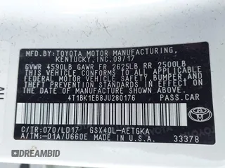 2018 Toyota Avalon XLE with VIN 4T1BK1EB8JU280176, listed as a IAAI auction lot 41632952 with 73,991 mi miles. Bid and sale history available at carsss.com. Image 9.