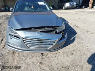 2016 Hyundai Genesis 3.8L with VIN KMHGN4JE3GU137577, listed as a IAAI auction lot 41599851 with 158,011 mi miles. Bid and sale history available at carsss.com. Image 6.