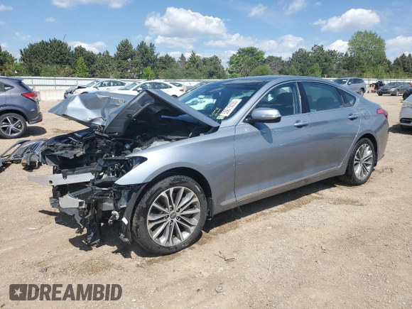 2015 Hyundai Genesis 3.8L z VIN KMHGN4JEXFU087288, wystawiony jako Copart lot #55615035 z przebiegiem 90 162 mil mil oraz Szkoda całkowita • Salvage title. Historia ofert i sprzedaży dostępna na DreamBid. Obrazek 1.