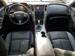 2014 Infiniti Q50 Premium with VIN JN1BV7AP3EM691249, listed as a Copart auction lot 59920285 with 168,208 mi miles and Salvage title. Bid and sale history available at DreamBid. Image 8.
