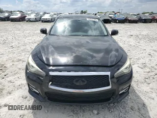2017 Infiniti Q50 3.0t Signature Edition with VIN JN1EV7AR9HM837981, listed as a Copart auction lot 52042305 with 92,376 mi miles and Salvage Title. Bid and sale history available at carsss.com. Image 5.
