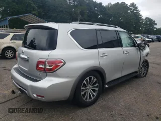 2020 Nissan Armada SL with VIN JN8AY2ND3LX017458, listed as a Copart auction lot 69870064 with 114,191 mi miles and Salvage Title. Bid and sale history available at carsss.com. Image 3.