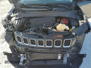 2020 Jeep Compass Latitude with VIN 3C4NJCBB4LT257074, listed as a Copart auction lot 46504265 with 81,623 mi miles and Non Repairable. Bid and sale history available at carsss.com. Image 12.