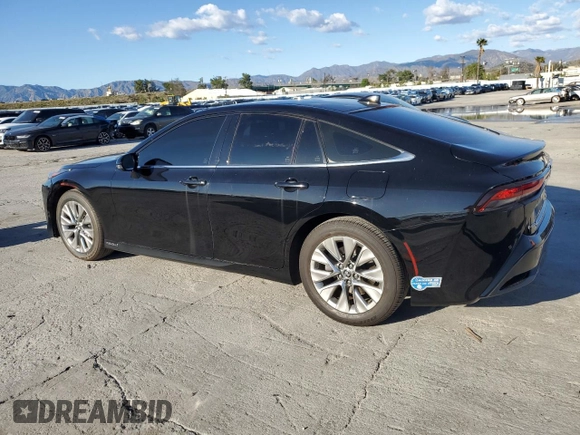 2021 Toyota Mirai XLE with VIN JTDAAAAA0MA001406, listed as a Copart auction lot 48431825 with 46,248 mi miles and Salvage Title. Bid and sale history available at carsss.com. Image 2.