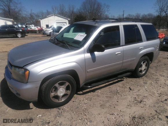2008 Chevrolet TrailBlazer LT w/1LT with VIN 1GNDS13SX82129711, listed as a IAAI auction lot 41748899 with 200,243 mi miles. Bid and sale history available at carsss.com. Image 2.