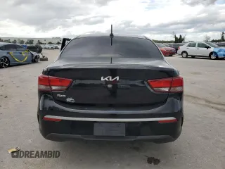2022 Kia Rio LX with VIN 3KPA24AD0NE487884, listed as a Copart auction lot 72513084 with 48,124 mi miles and Non Repairable. Bid and sale history available at DreamBid. Image 6.