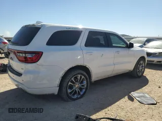 2019 Dodge Durango GT Plus with VIN 1C4RDHDG1KC769125, listed as a Copart auction lot 48247185 with 116,265 mi miles and Salvage Title. Bid and sale history available at carsss.com. Image 3.