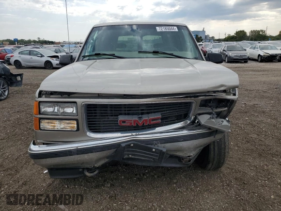 1999 GMC Yukon with VIN 1GKEK13R9XJ787877, listed as a Copart auction lot 72185044 with 191,710 mi miles and Salvage Title. Bid and sale history available at carsss.com. Image 5.