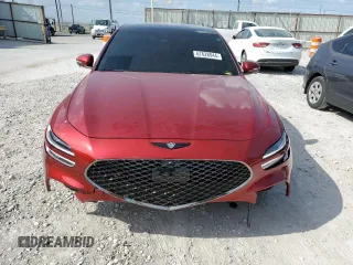 2023 Genesis G70 3.3T with VIN KMTG54TE1PU128010, listed as a Copart auction lot 67628944 with 11,307 mi miles and Salvage Title. Bid and sale history available at carsss.com. Image 5.