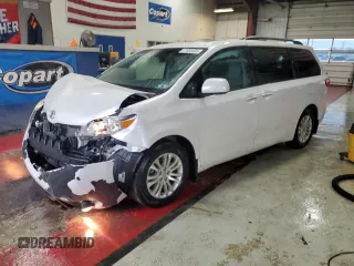 2017 Toyota Sienna XLE Auto Access Seat with VIN 5TDYZ3DC2HS855290, listed as a Copart auction lot 51605535 with 77,163 mi miles and Salvage Title. Bid and sale history available at carsss.com. Image 1.