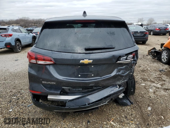 2022 Chevrolet Equinox LT with VIN 2GNAXKEV2N6148219, listed as a Copart auction lot 50938265 with 9,092 mi miles and Salvage Title. Bid and sale history available at DreamBid. Image 6.