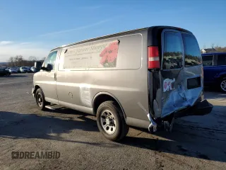 2010 Chevrolet Express Cargo Van with VIN 1GCUGADX5A1178833, listed as a Copart auction lot 80283744 with 142,960 mi miles and Salvage Title. Bid and sale history available at carsss.com. Image 2.