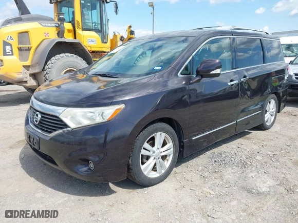 2011 Nissan Quest SL with VIN JN8AE2KP4B9006799, listed as a IAAI auction lot 42036504 with 147,346 mi miles. Bid and sale history available at carsss.com. Image 2.