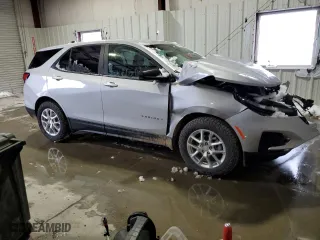 2022 Chevrolet Equinox LS with VIN 2GNAXSEV3N6150481, listed as a Copart auction lot 45839275 with 0 mi miles and Salvage Title. Bid and sale history available at carsss.com. Image 4.