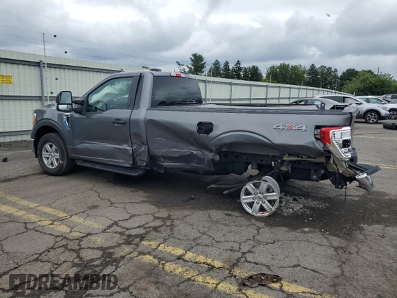 2021 Ford F-150 XL with VIN 1FTMF1E57MKD42212, listed as a Copart auction lot 61053984 with Not provided miles and Salvage title. Bid and sale history available at DreamBid. Image 2.