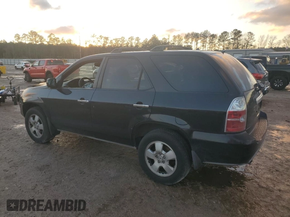 2004 Acura MDX with VIN 2HNYD18254H560028, listed as a Copart auction lot 86554484 with 0 mi miles and Salvage Title. Bid and sale history available at carsss.com. Image 2.