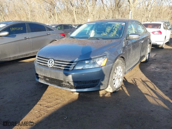 2015 Volkswagen Passat 1.8T S with VIN 1VWAT7A35FC093034, listed as a IAAI auction lot 41667700 with 127,649 mi miles. Bid and sale history available at carsss.com. Image 2.