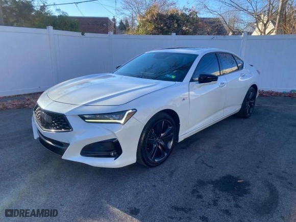 2024 Acura TLX w/A-Spec Package with VIN 19UUB6F52RA000513, listed as a Copart auction lot 85099304 with 8,276 mi miles and Salvage Title. Bid and sale history available at carsss.com. Image 2.