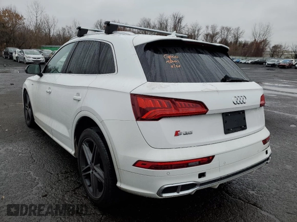 2018 Audi SQ5 Premium Plus with VIN WA1A4AFY7J2238987, listed as a Copart auction lot 82103784 with 57,879 mi miles and Salvage Title. Bid and sale history available at DreamBid. Image 2.