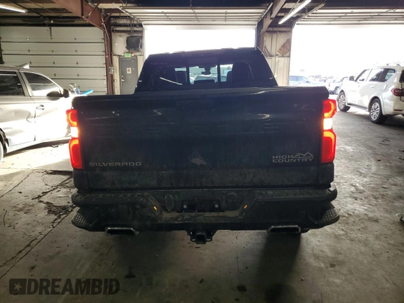 2019 Chevrolet Silverado 1500 High Country with VIN 1GCUYHED8KZ140297, listed as a Copart auction lot 42610235 with 63,503 mi miles and Salvage Title. Bid and sale history available at carsss.com. Image 6.
