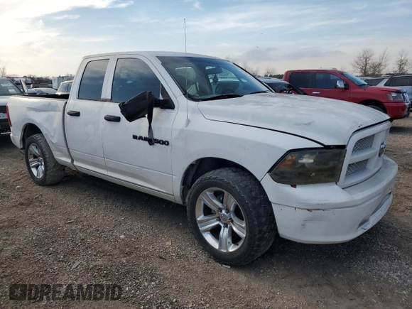 2012 Ram 1500 Tradesman with VIN 1C6RD7FP0CS315504, listed as a Copart auction lot 45645785 with 213,593 mi miles and Clean Title. Bid and sale history available at carsss.com. Image 4.