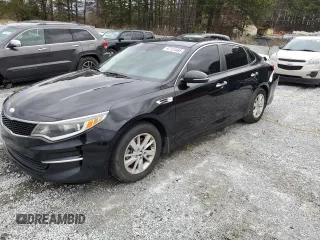 2018 Kia Optima LX with VIN 5XXGT4L39JG179934, listed as a Copart auction lot 47124485 with 135,623 mi miles and Salvage Title. Bid and sale history available at carsss.com. Image 1.
