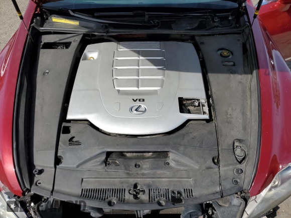 2010 Lexus LS 460 with VIN JTHCL5EF2A5008358, listed as a Copart auction lot 52795035 with 103,223 mi miles and Salvage title. Bid and sale history available at DreamBid. Image 11.