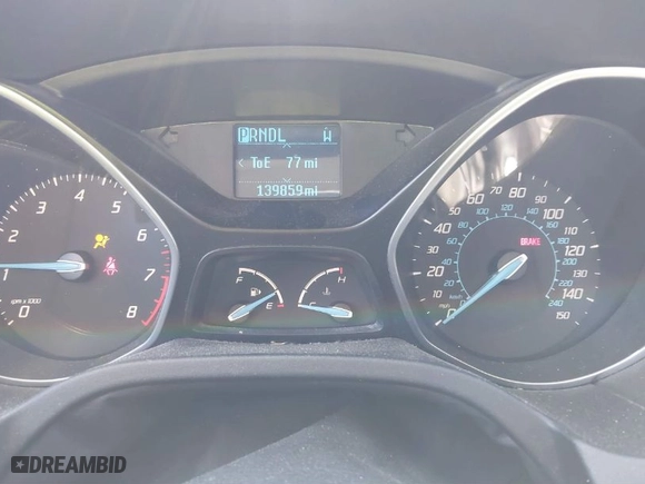 2012 Ford Focus SE with VIN 1FAHP3F20CL153513, listed as a IAAI auction lot 41802521 with 139,859 mi miles. Bid and sale history available at carsss.com. Image 7.