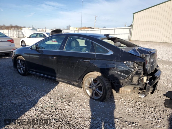 2018 Hyundai Sonata Sport Plus with VIN 5NPE34AF5JH716386, listed as a Copart auction lot 43592455 with 113,637 mi miles and Salvage Title. Bid and sale history available at DreamBid. Image 2.